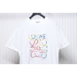 Loewe 25ss Colored Tassels T-Shirt White