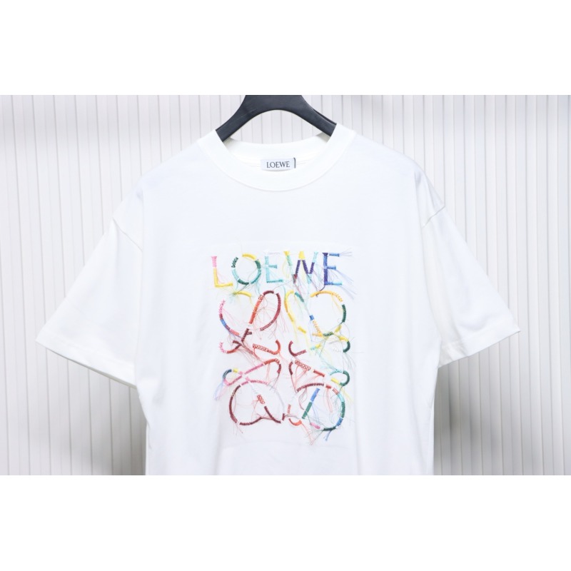 Loewe 25ss Colored Tassels T-Shirt White
