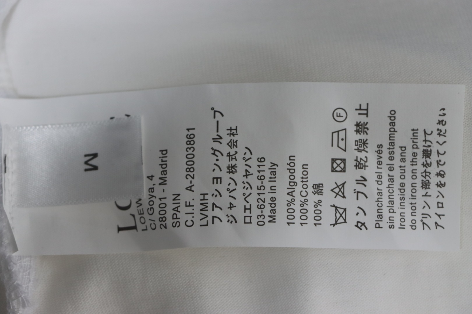 Loewe 25ss Colored Tassels T-Shirt White