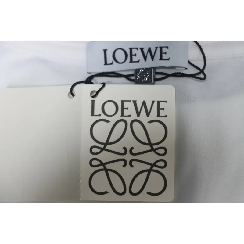 Loewe 25ss Colored Tassels T-Shirt White