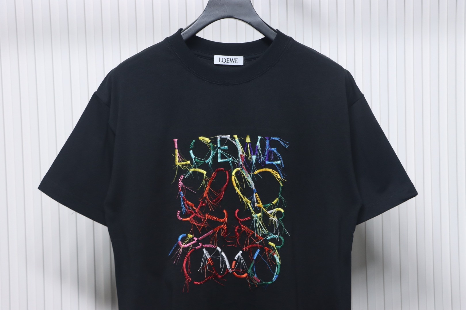 Loewe 25ss Colored Tassels T-Shirt Black
