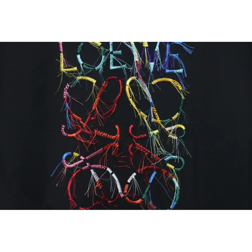 Loewe 25ss Colored Tassels T-Shirt Black