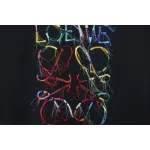 Loewe 25ss Colored Tassels T-Shirt Black