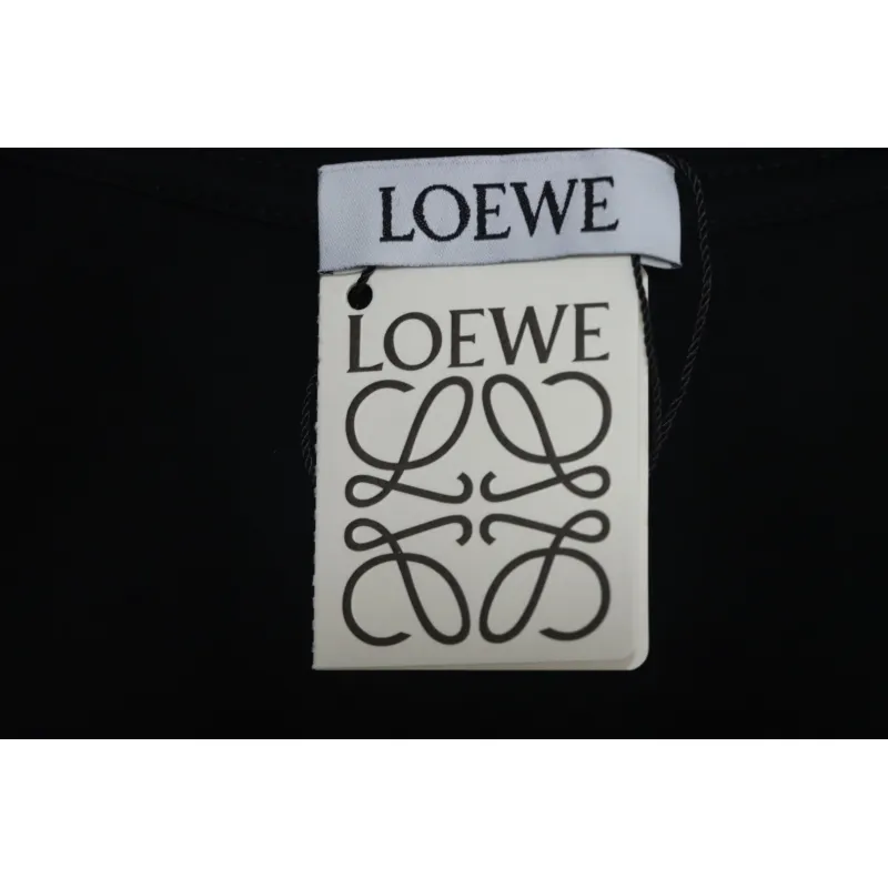 Loewe 25ss Colored Tassels T-Shirt Black