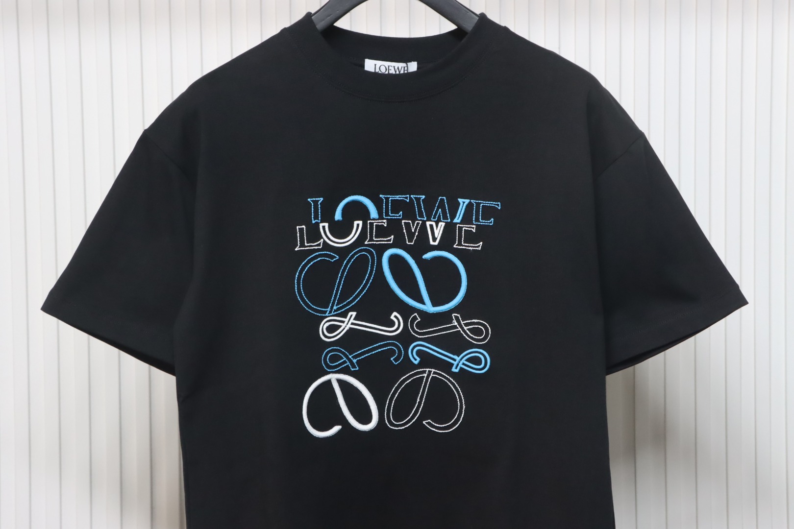 Loewe 25ss Irregular LOGO T-Shirt Black