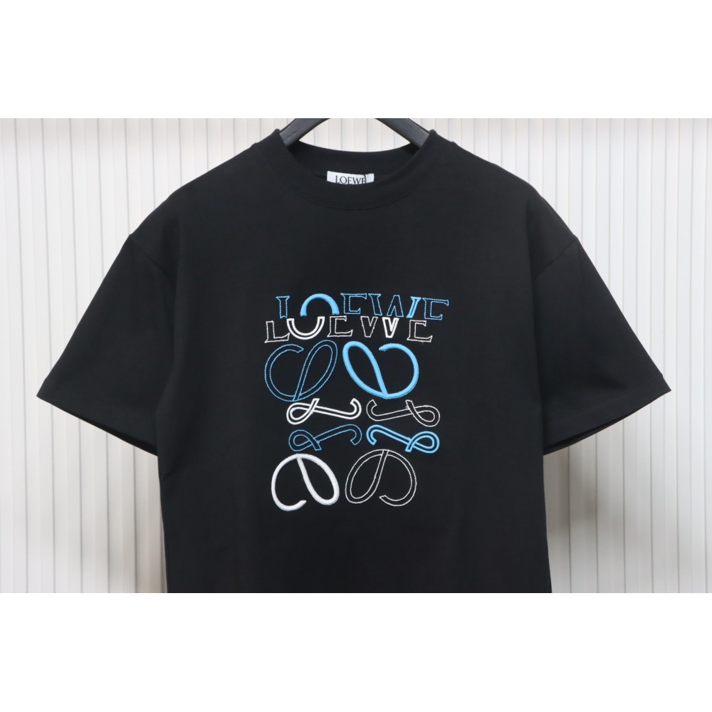 Loewe 25ss Irregular LOGO T-Shirt Black
