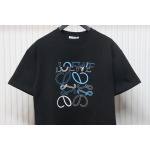 Loewe 25ss Irregular LOGO T-Shirt Black