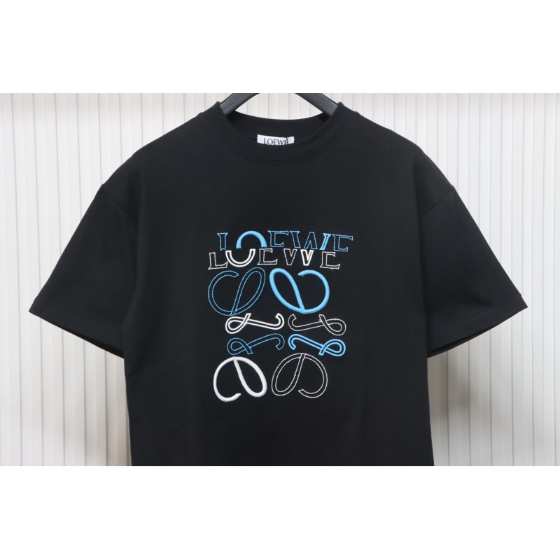 Loewe 25ss Irregular LOGO T-Shirt Black