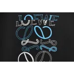 Loewe 25ss Irregular LOGO T-Shirt Black