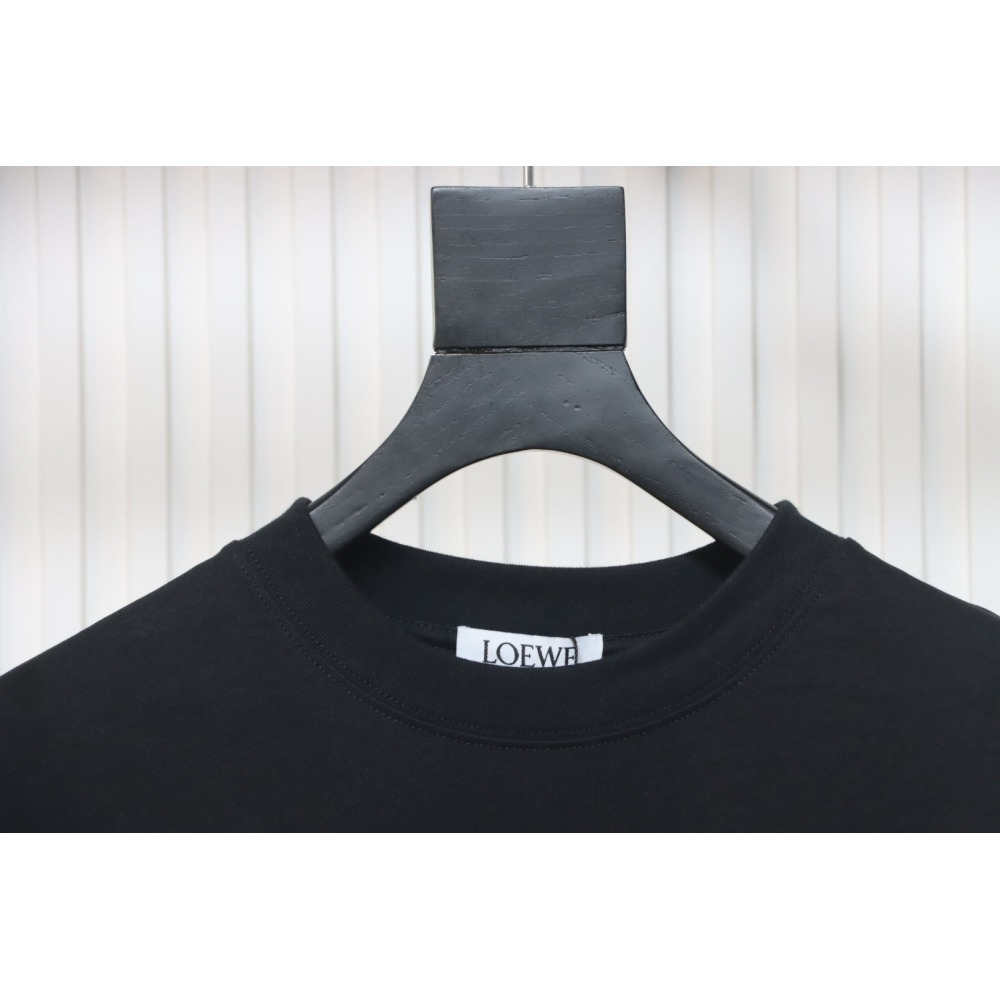 Loewe 25ss Irregular LOGO T-Shirt Black