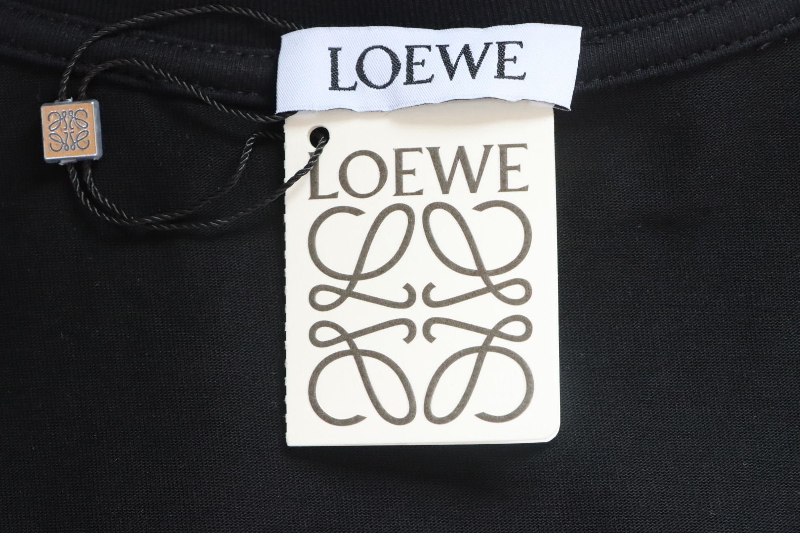 Loewe 25ss Irregular LOGO T-Shirt Black