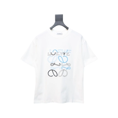 Loewe 25ss Irregular LOGO T-Shirt White 01