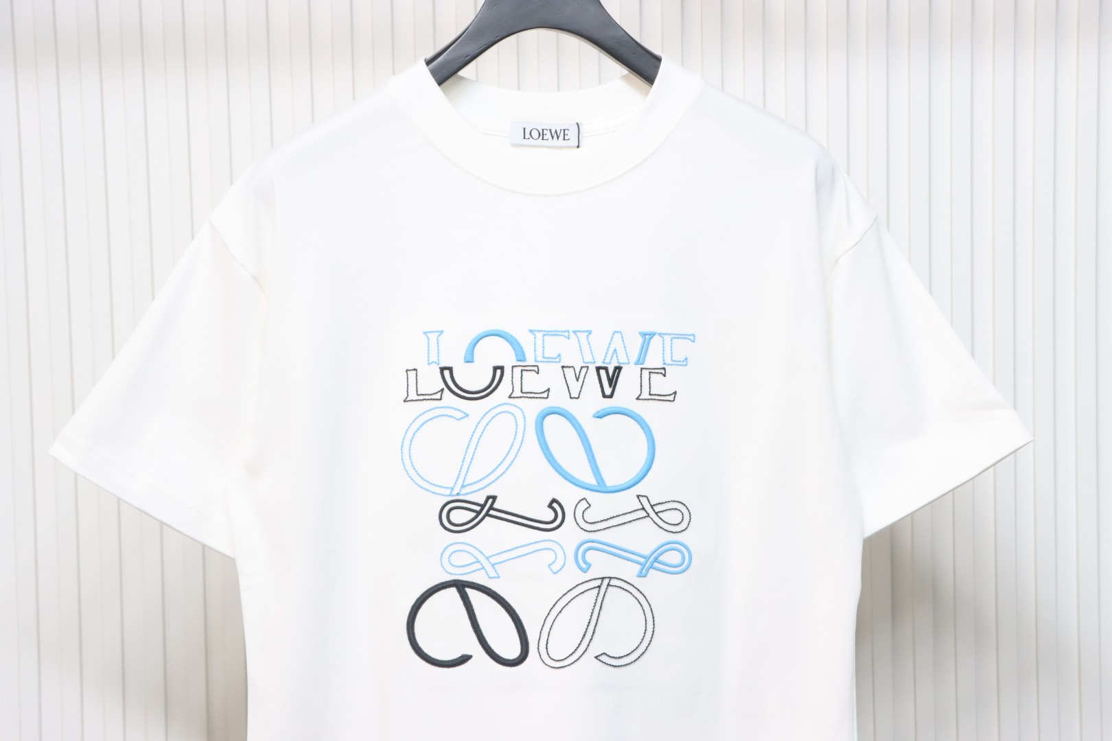 Loewe 25ss Irregular LOGO T-Shirt White