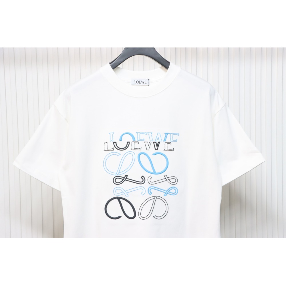Loewe 25ss Irregular LOGO T-Shirt White