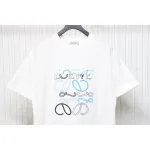 Loewe 25ss Irregular LOGO T-Shirt White