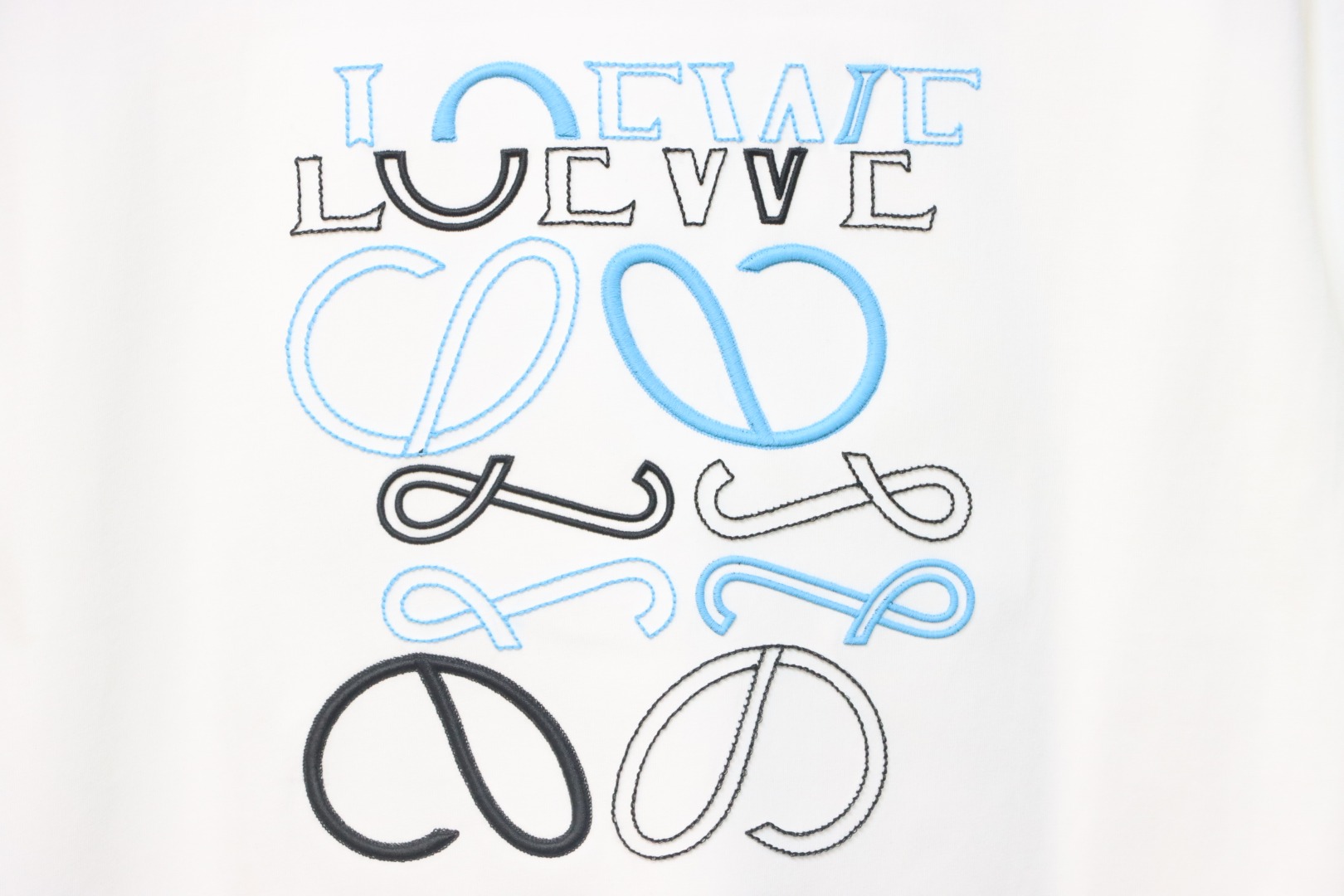 Loewe 25ss Irregular LOGO T-Shirt White