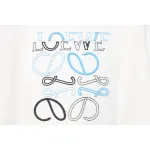 Loewe 25ss Irregular LOGO T-Shirt White