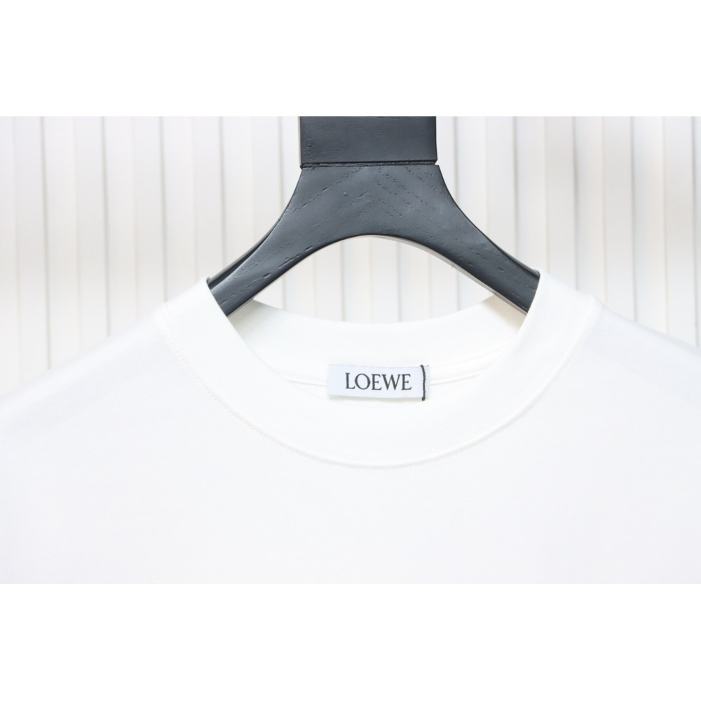 Loewe 25ss Irregular LOGO T-Shirt White