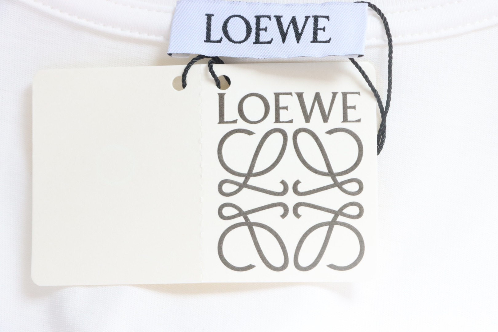 Loewe 25ss Irregular LOGO T-Shirt White
