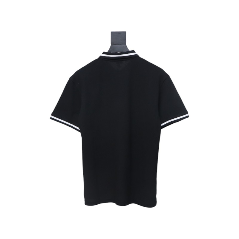 Loewe 25ss Pocket Color Embroidery PoloT-Shirt Black