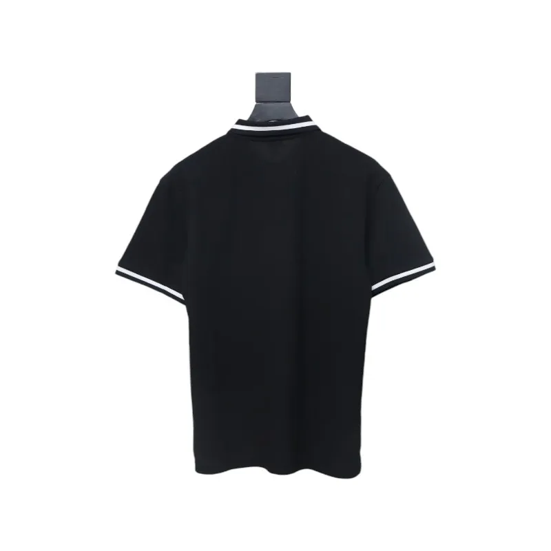 Loewe 25ss Pocket Color Embroidery PoloT-Shirt Black