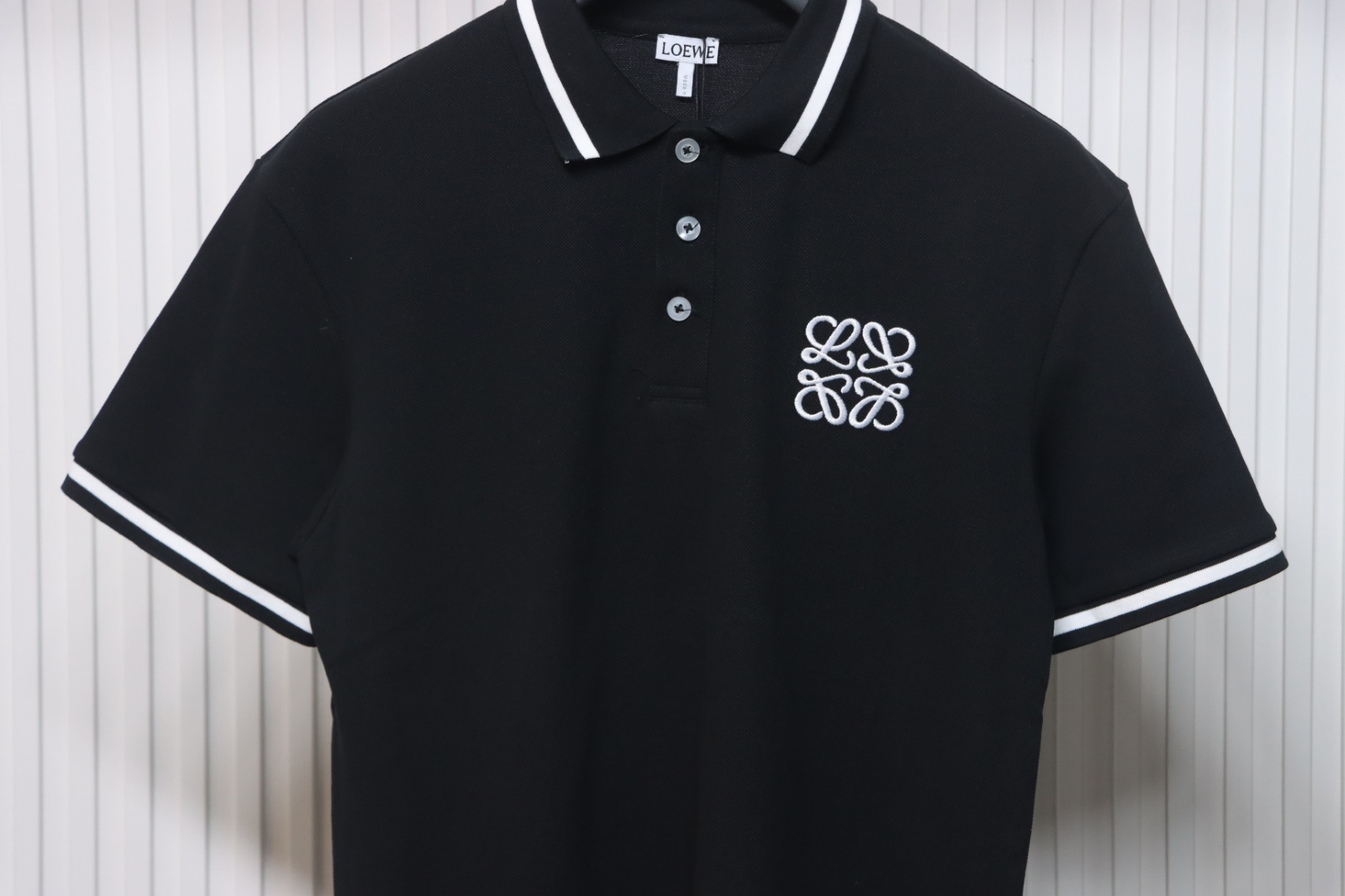 Loewe 25ss Pocket Color Embroidery PoloT-Shirt Black