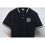 Loewe 25ss Pocket Color Embroidery PoloT-Shirt Black