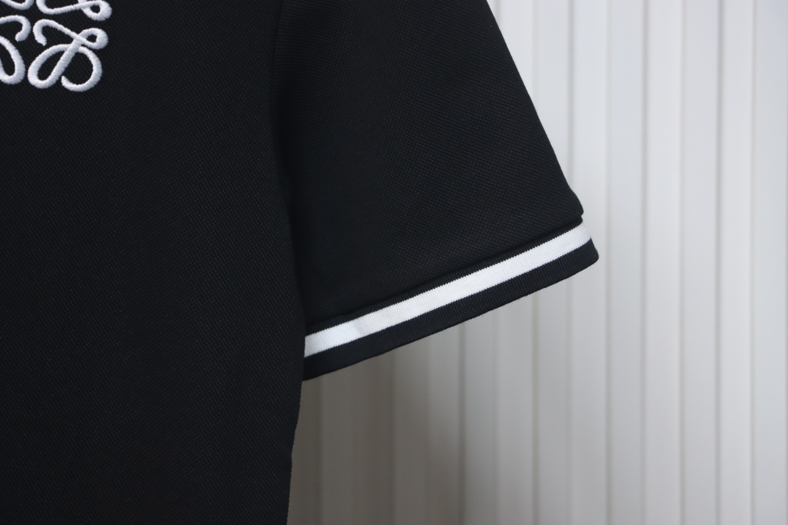 Loewe 25ss Pocket Color Embroidery PoloT-Shirt Black