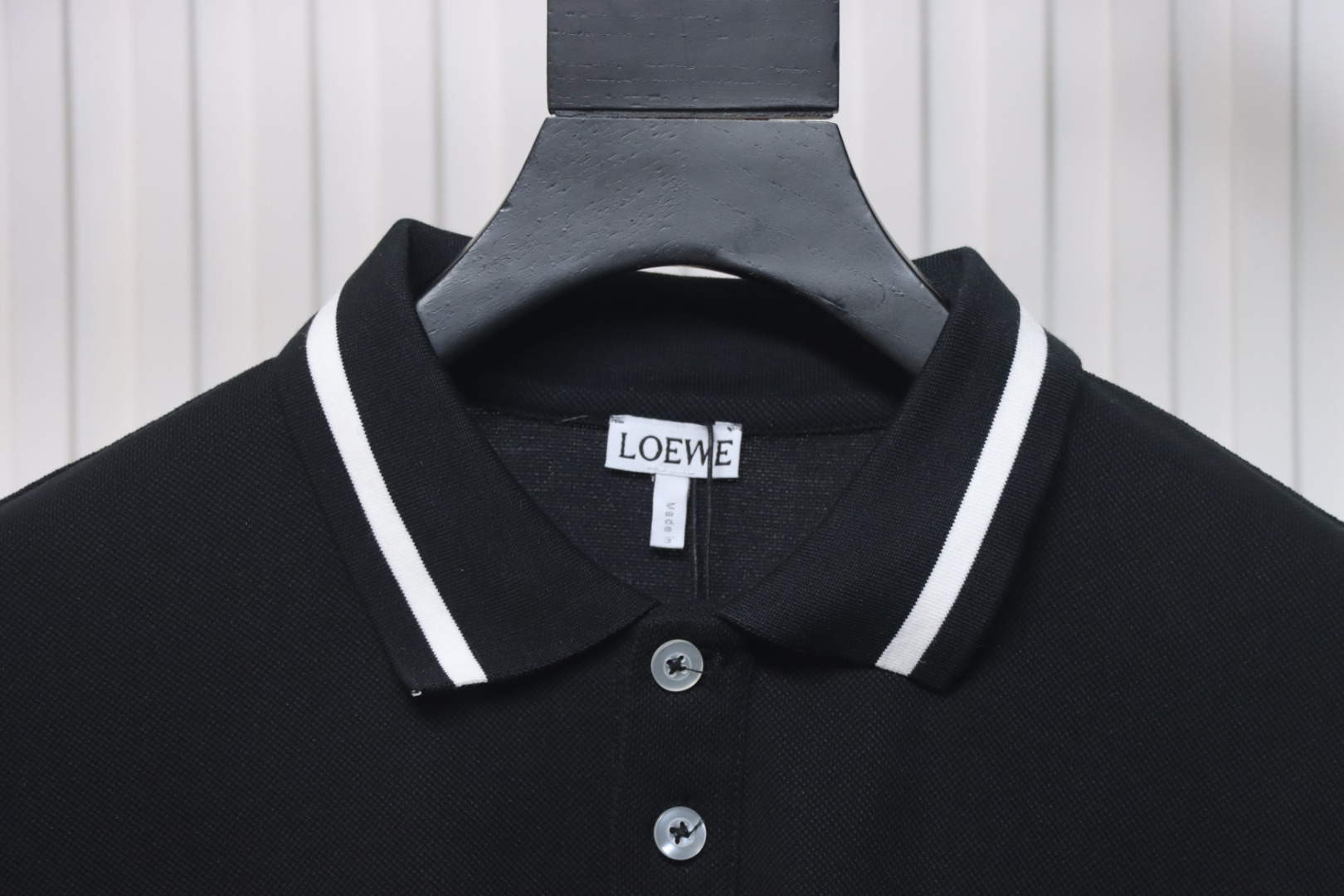 Loewe 25ss Pocket Color Embroidery PoloT-Shirt Black