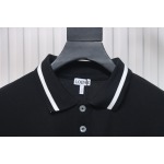Loewe 25ss Pocket Color Embroidery PoloT-Shirt Black