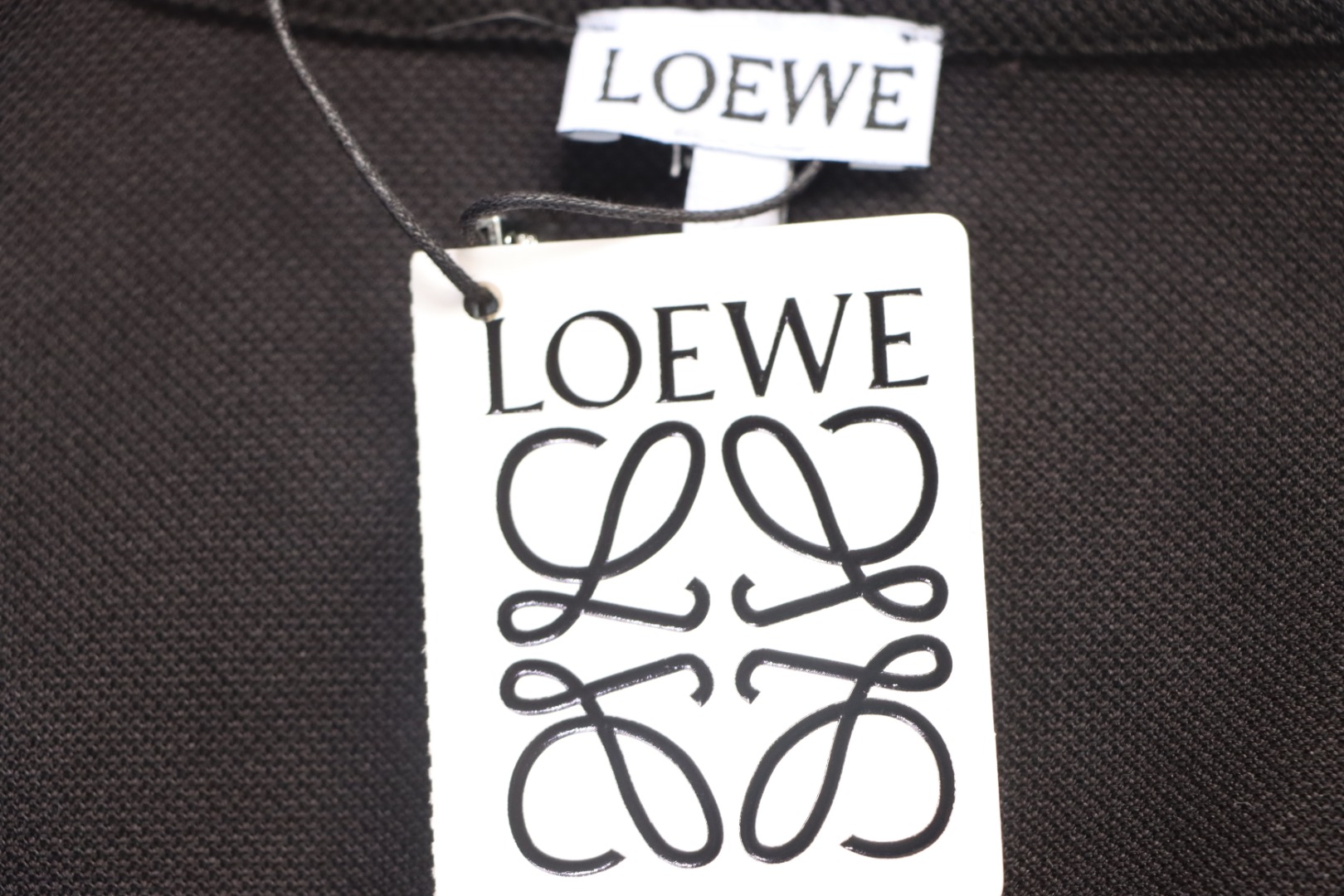 Loewe 25ss Pocket Color Embroidery PoloT-Shirt Black