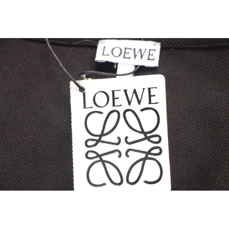 Loewe 25ss Pocket Color Embroidery PoloT-Shirt Black