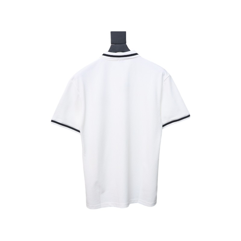 Loewe 25ss Pocket Color Embroidery PoloT-Shirt White