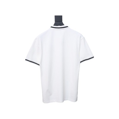Loewe 25ss Pocket Color Embroidery PoloT-Shirt White 02