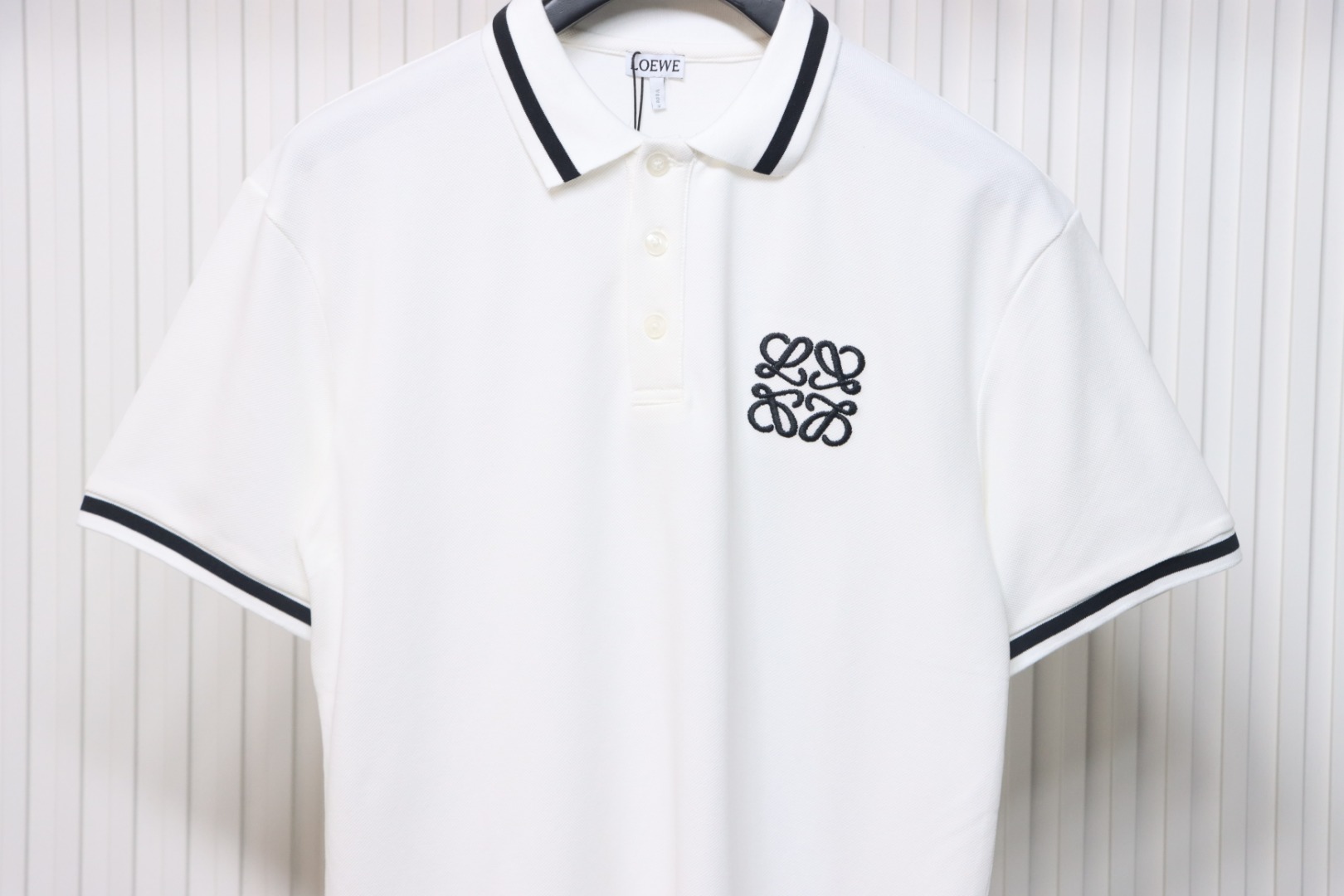 Loewe 25ss Pocket Color Embroidery PoloT-Shirt White