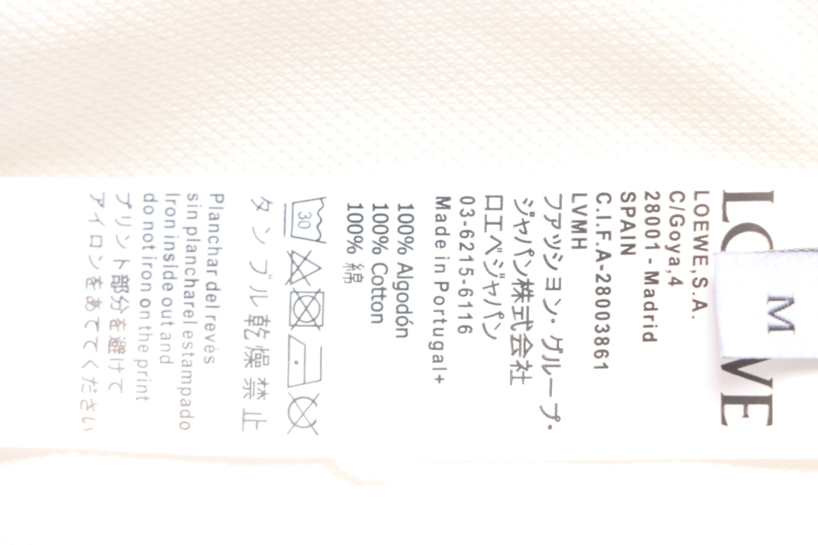 Loewe 25ss Pocket Color Embroidery PoloT-Shirt White