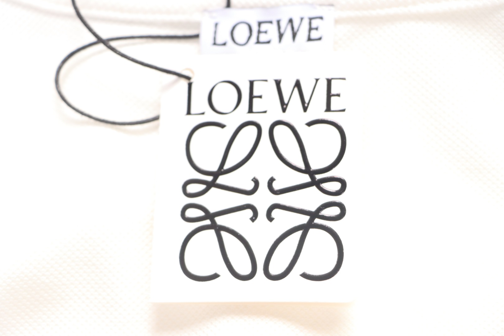 Loewe 25ss Pocket Color Embroidery PoloT-Shirt White