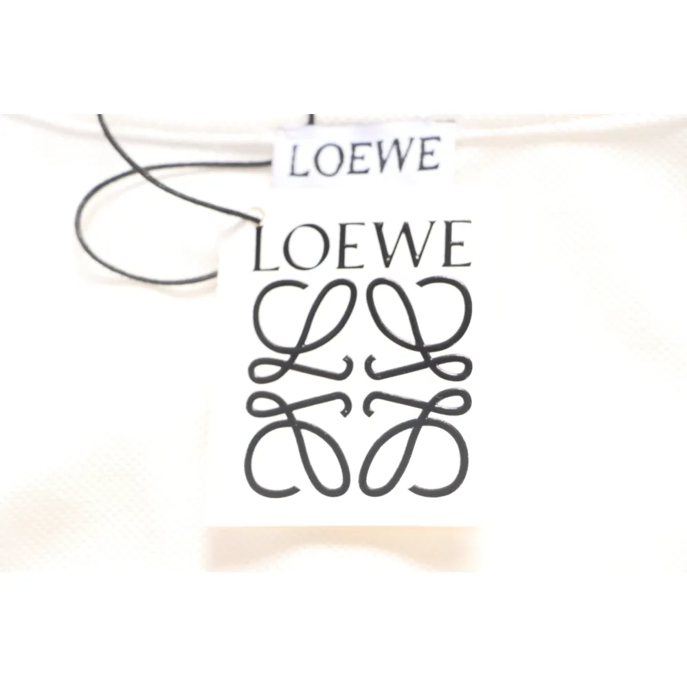 Loewe 25ss Pocket Color Embroidery PoloT-Shirt White