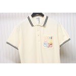 Loewe 25ss Pocket Color Embroidery PoloT-Shirt Yellow