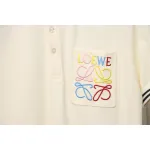 Loewe 25ss Pocket Color Embroidery PoloT-Shirt Yellow