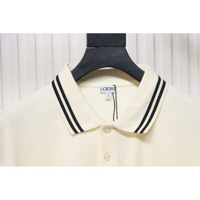Loewe 25ss Pocket Color Embroidery PoloT-Shirt Yellow