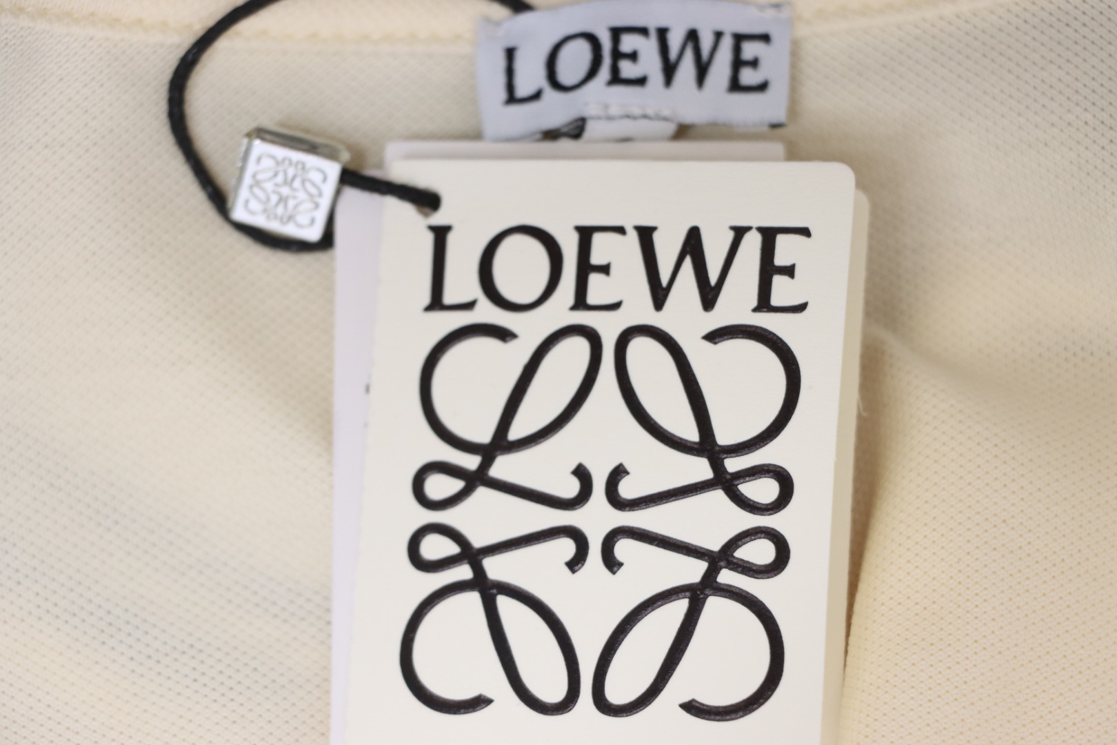 Loewe 25ss Pocket Color Embroidery PoloT-Shirt Yellow