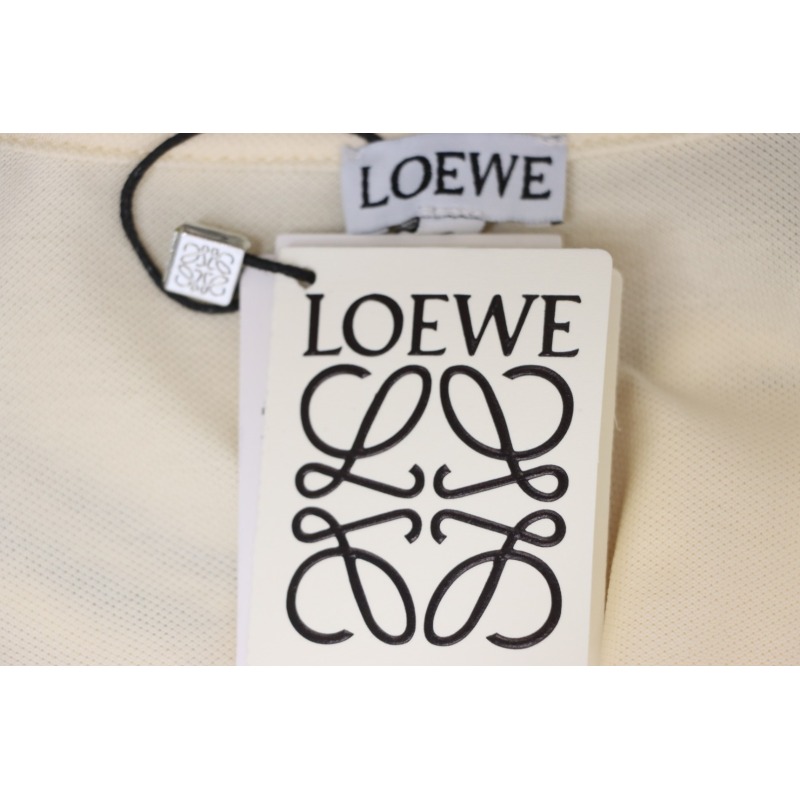 Loewe 25ss Pocket Color Embroidery PoloT-Shirt Yellow
