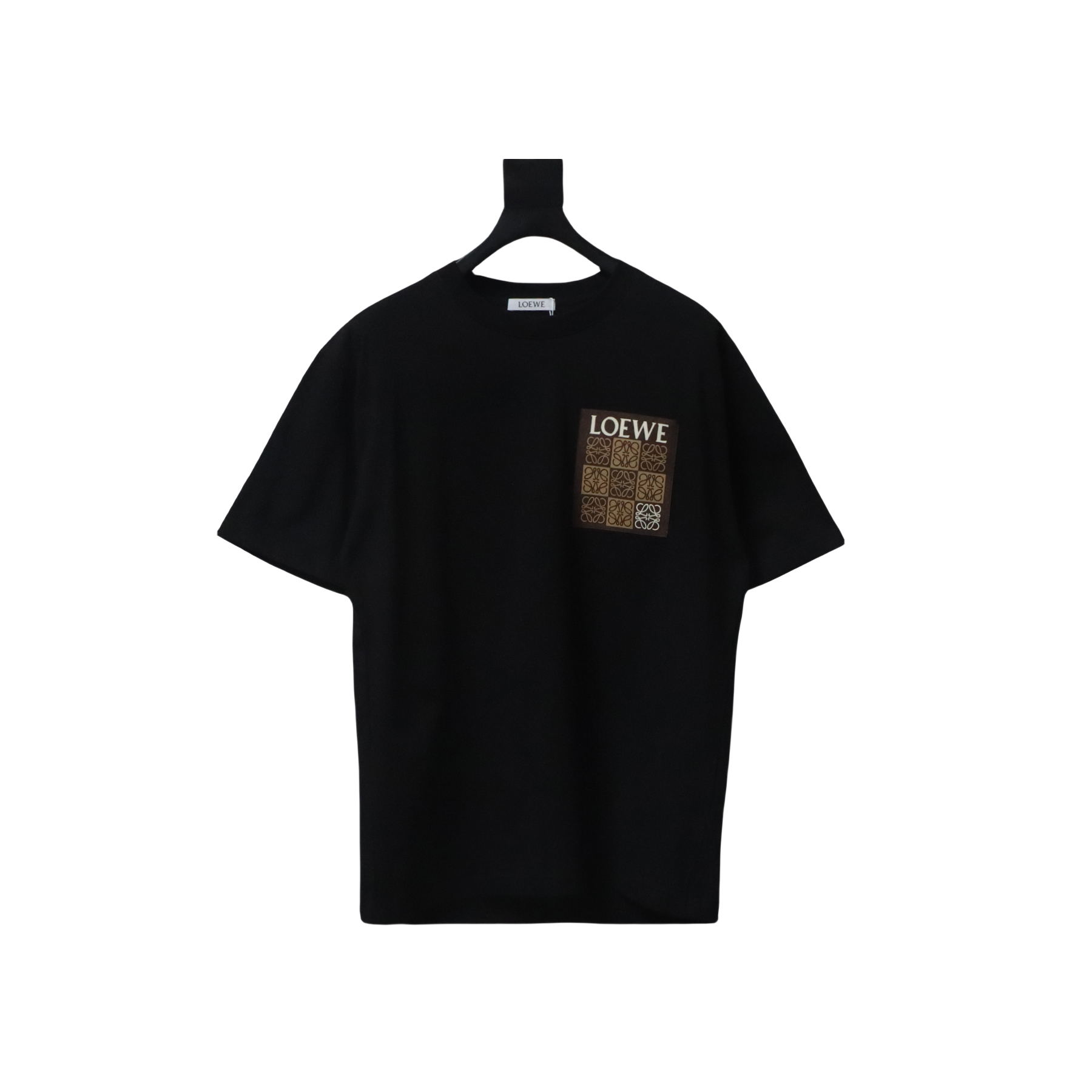 Loewe 25ss Pocket Embossed T-Shirt Black