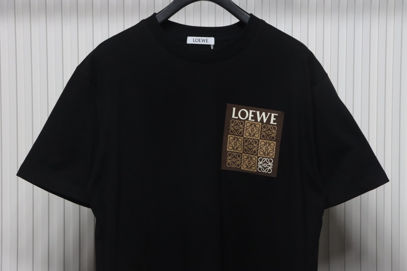 Loewe 25ss Pocket Embossed T-Shirt Black
