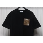 Loewe 25ss Pocket Embossed T-Shirt Black