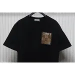 Loewe 25ss Pocket Embossed T-Shirt Black