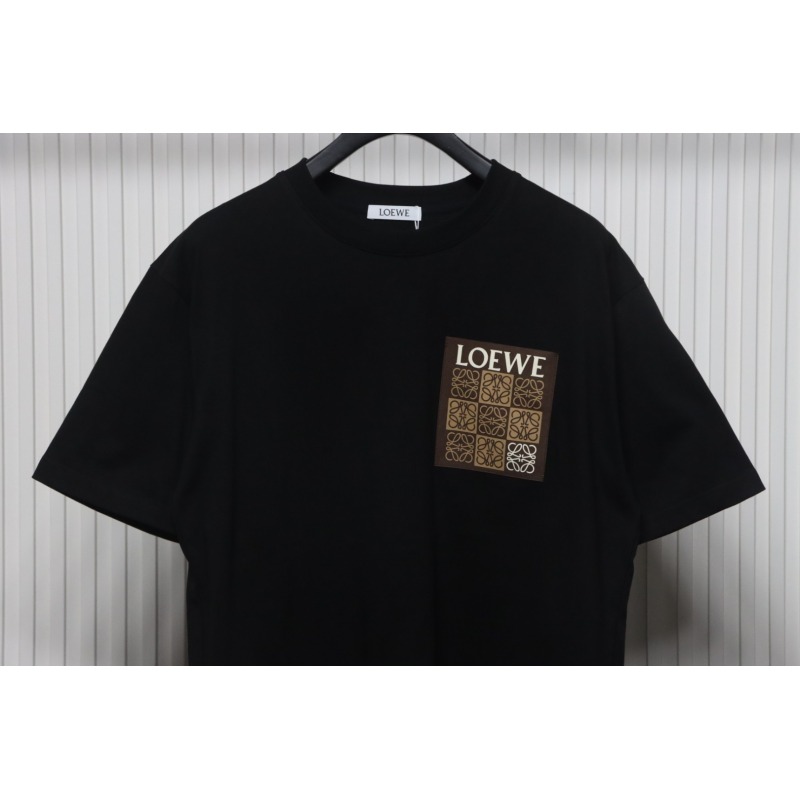 Loewe 25ss Pocket Embossed T-Shirt Black
