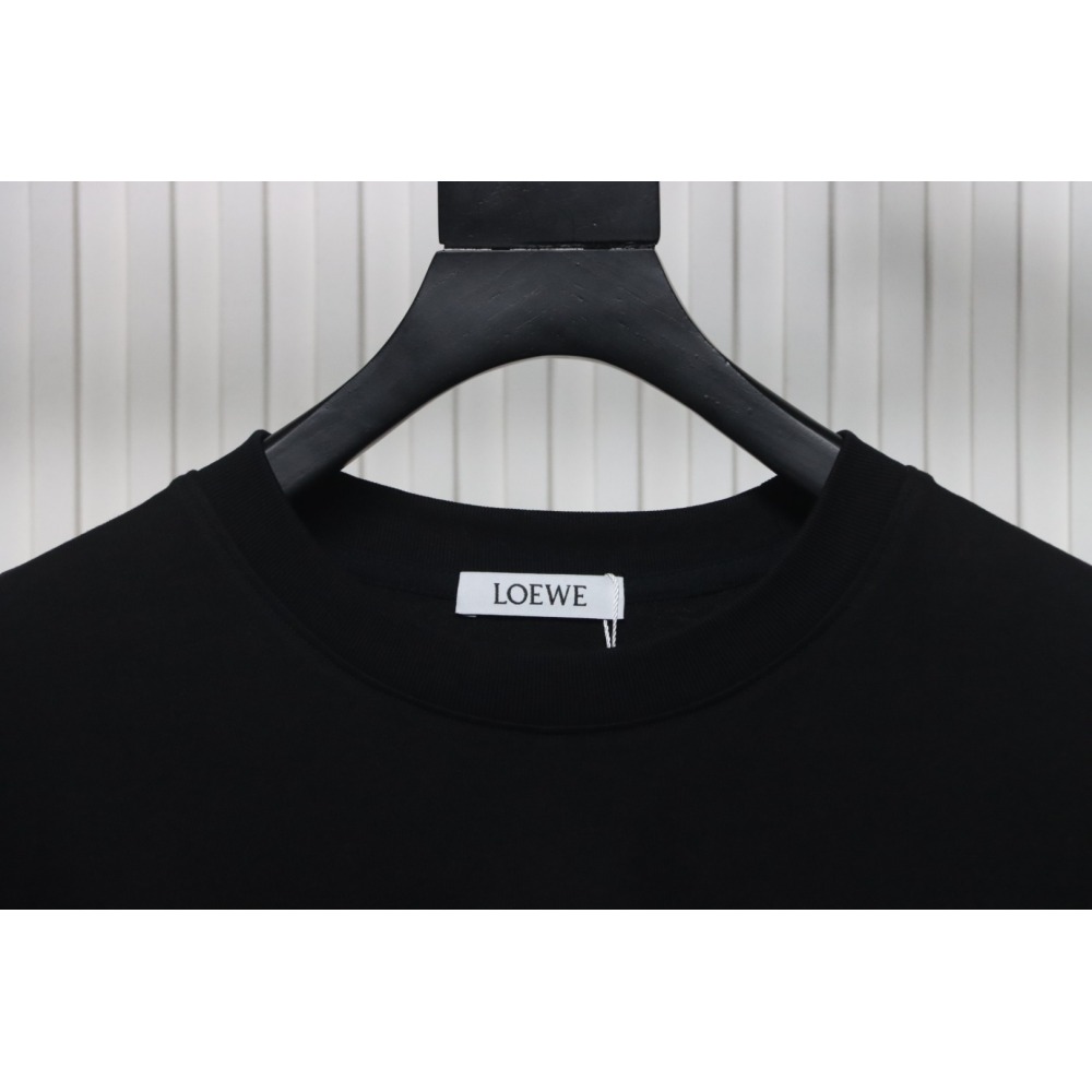 Loewe 25ss Pocket Embossed T-Shirt Black