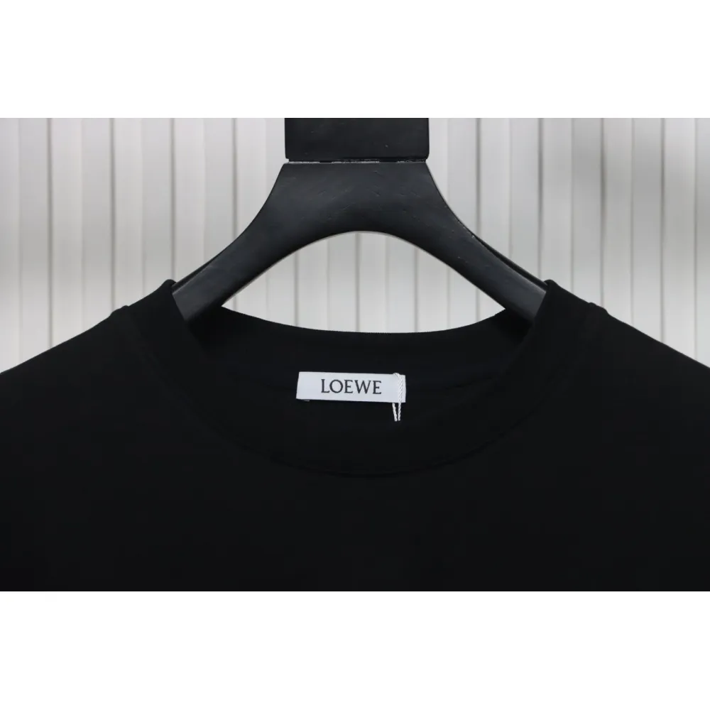 Loewe 25ss Pocket Embossed T-Shirt Black